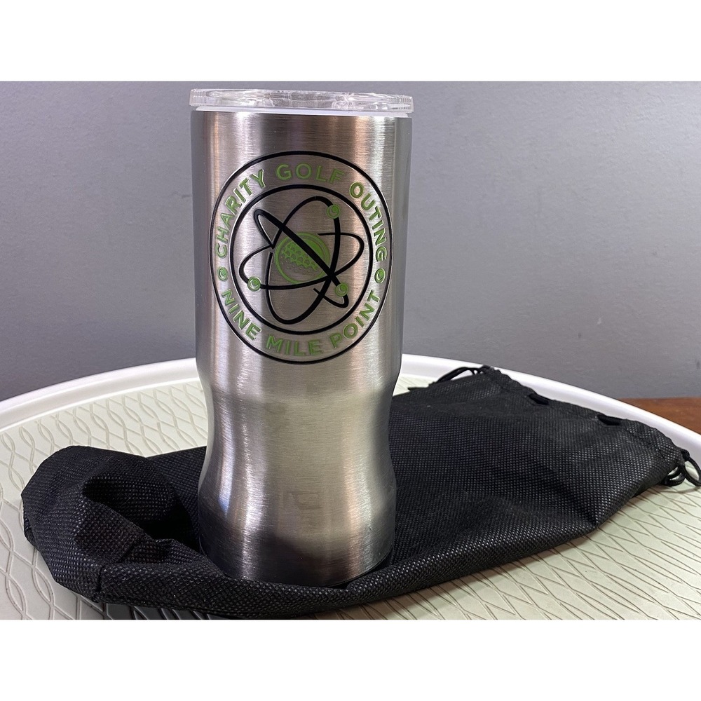 Starline Stainless Steel 12 Oz Tumbler‎ With "Charity Golf Nine  Mile" Logo NEW